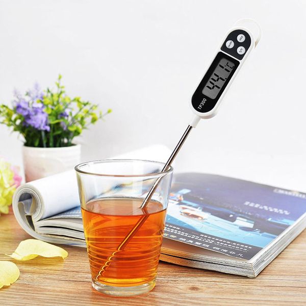

digital food thermometer tp300 milk meat turkey cooking tools pen-type structure food probe for kitchen barbecue