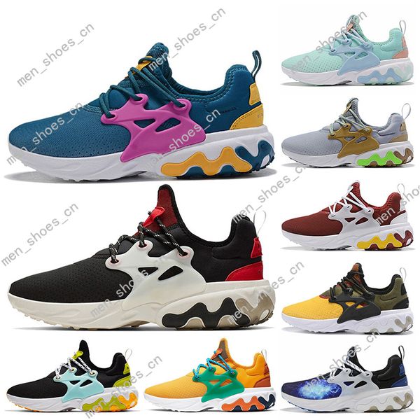 

2020 react presto beams mens women running shoes triple black dharma alternate galaxy barely volt br qs prestos sports shoes #007