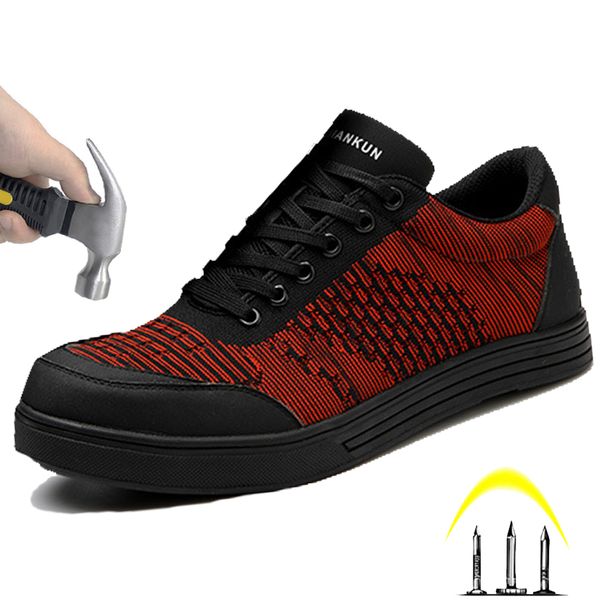 

winter insulation safety shoes non-slip labor protection shoes indestructible men's boots anti-piercing anti-smashing work, Black