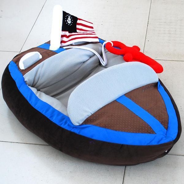 

cool pet handsome sofa bed house high-end warm yacht teddy nest boat-shaped personalized cat litter dog bed waterproof dog