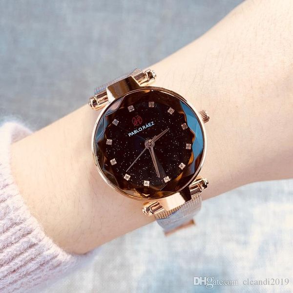 

2019 fashion luxury women watch with diamond special design relojes de marca mujer lady dress wristwatch quartz clock rose gold, Slivery;brown