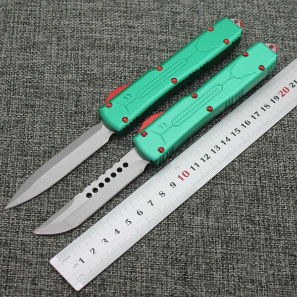 

UT bounty hunter D2 blade aluminum gold handle hunting folding pocket knife survival knife Christmas Gift Free Shipping