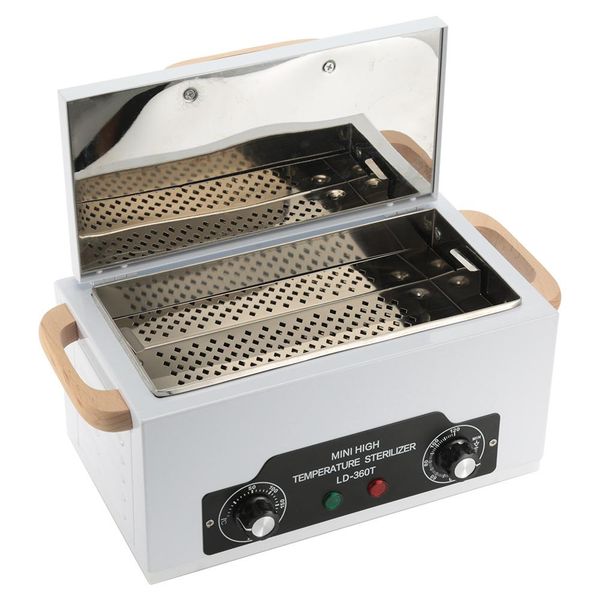 

high temperature sterilizer nail art tools disinfection cabinet manicure tools nail electric equipment therapy machine eu us, Silver