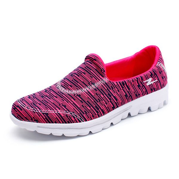 

pink new women lightweight soft student walking shoes durable sporting good flexibility comfortable breathable footwear