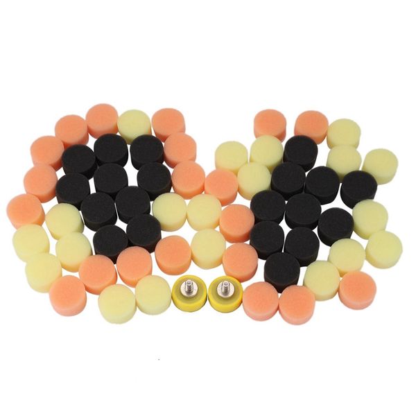 

promotion 62 pcs 1 inch 25mm buff polishing pad kit for car polishing multipurpose pad