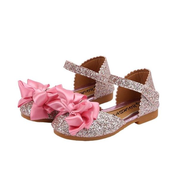 

new summer bow sandal for girl children sandals female child baby single shoes casual beach shoes fashion princess ssandals, Black;red