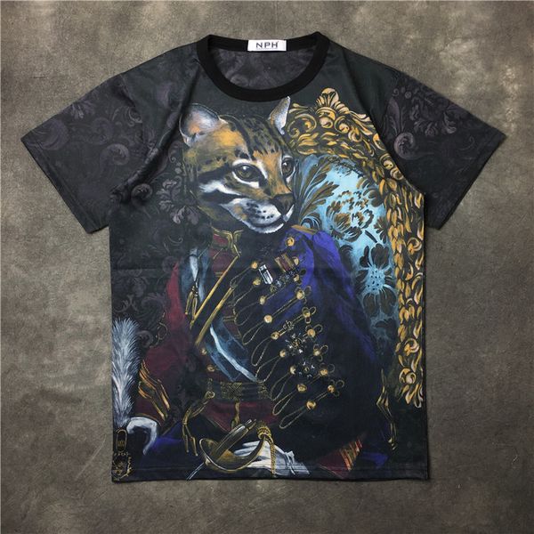 

new fashion t-shirt noble gc elvis t-shirt men's and women's t-shirt, White;black