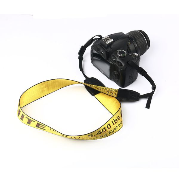 

pgraphy camera shoulder single strap hanging off rope leather multicolor white keychain plated buckle decorative ing
