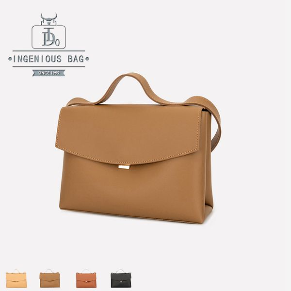 

women handbags vintage messenger bag for ladies shoulder bags simple female handle crossbody bag leather