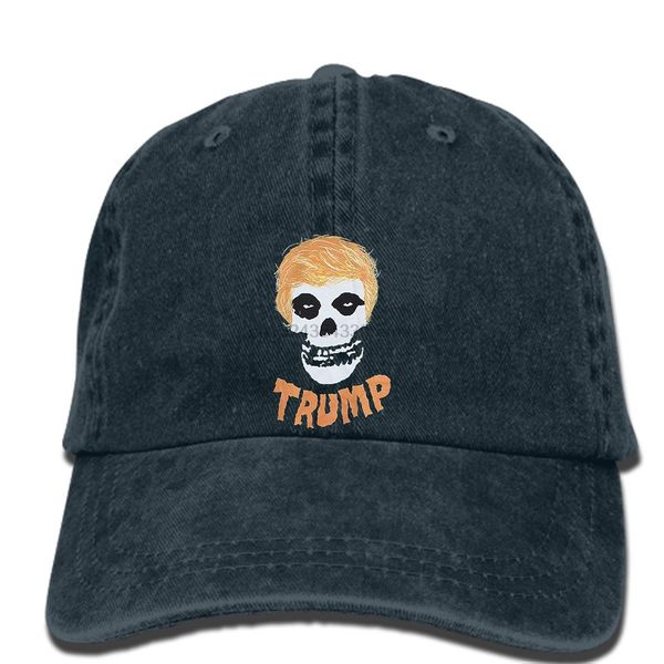 

хип-хоп бейсболки trump hat misfits череп смешные punk rock graphic printed s m l xl xxl dkqmy, Black;white