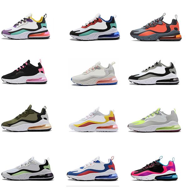 

triple black react men women running shoes bauhuas optical orange grey beige dream capsule athletic mens designer trainers sports sneakers