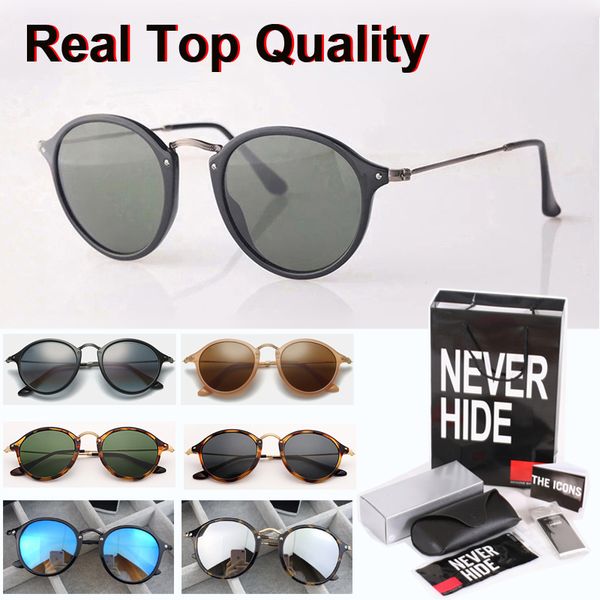 

new arrial 2447 brand sunglasses women men glass lens retro vintage sports sun glasses goggle with original box, accessories, everything, White;black