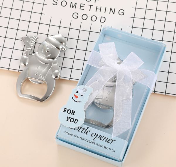 

christmas snowflake bottle opener christmas party decoration snowman tree decor creative xmas gifts series beer bottle opener