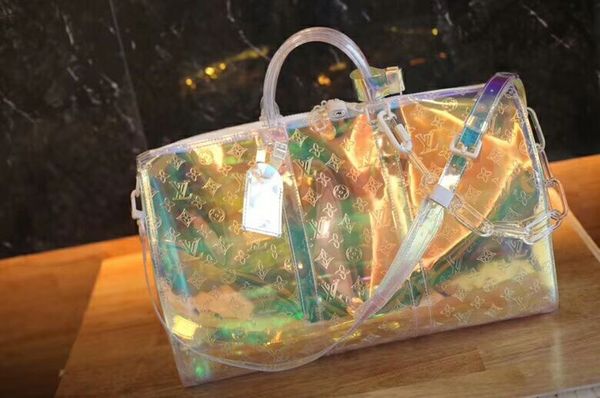 

2019 men luxury de igner travel luggage bag men tote keepall leather handbag duffle bag brand fa hion luxury de igner bag