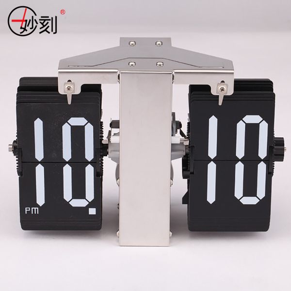 

2018 miao ke balance table clock large flip clock quartz abs + metal deskfashion modern living room / office decor