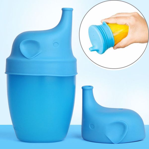 

1 pc silicone sippy lids spillproof leakproof baby cup cover baby training drinking glass cup kids drinking tool accessories