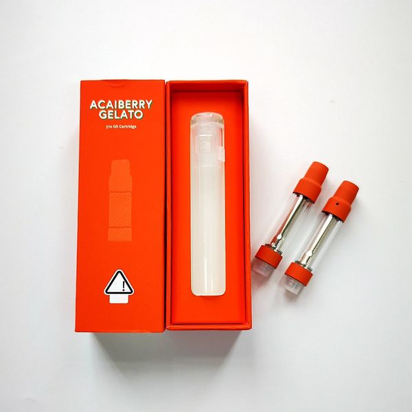 

Оранжевый Sherbinskis Тележки Vape Картриджи Упаковка 510 0,8 мл Thread Ceramic Coil Пустой Испаритель Pen густое масло картридж E сигареты