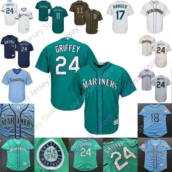 

Seattle Custom Mariners Jersey Daniel Vogelbach Domingo Santana Tim Beckham Yusei Kikuchi Mike Leake Mitch Haniger Ken Griffey Ichiro Suzuki