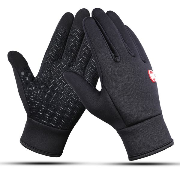 

touch screen windproof outdoor sport gloves for men women warm guantes tacticos luva thicken winter windser men gloves, Blue;gray