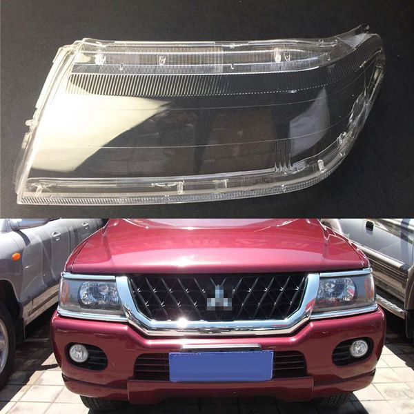 

for mitsubishi sport pajero race car headlight headlamp clear lens auto shell cover