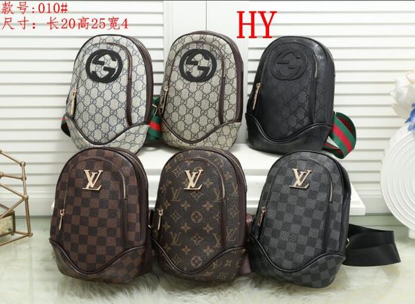 

2019 famous designers womens handbag new letter shoulder bag genuine leather messenger bag luxurys saddle bag, Black