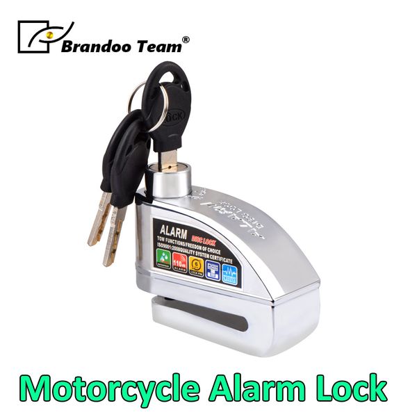 

alarm lock bike motorcycle waterproof lock security anti theft brake padlock alarm motor