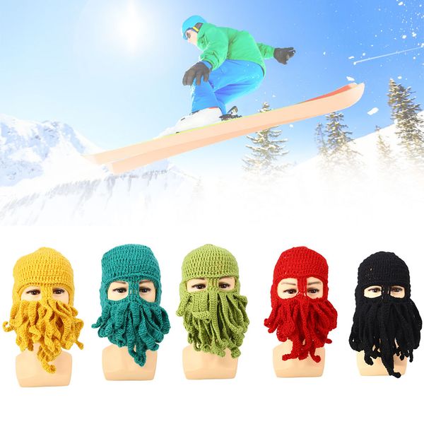 

comfortable ocs ski cap hat beanies ski mask warm funny winter accessory