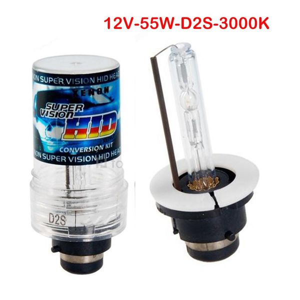 

fangnymph sell2 pcs 12v-55w d2s d2r hid lamp bulb light headlight for all cars 3000k-12000k 6000k light source