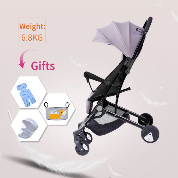

babyfond stroller can sit& lie down baby stroller ultra-light portable high-view baby pram foldable kid car