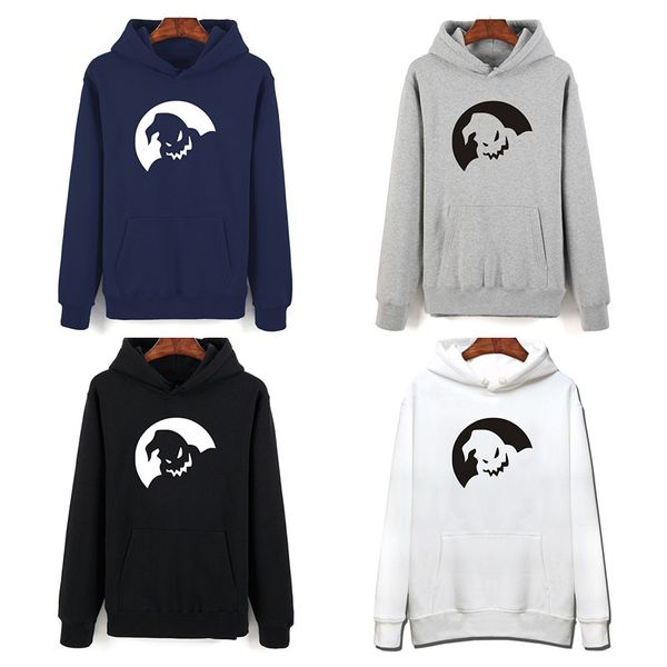 

christmas mens fashion designer brand hoodies funny printing cotton long sleeve black white navy grey pullover