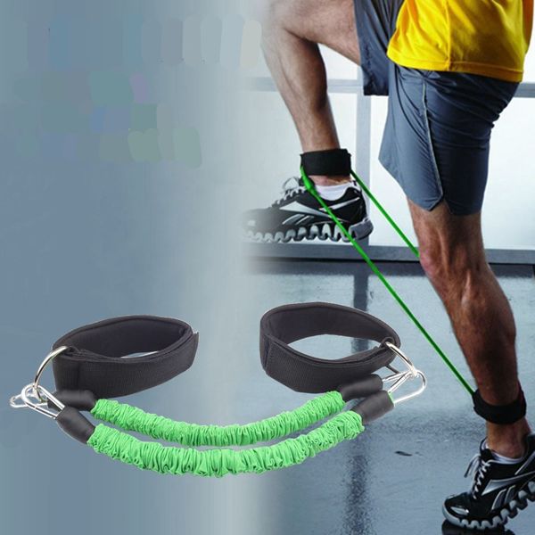 

resistance bands ankle strap elastic resistance bands sport equipment strength trainer exercise gym power kick boxing taekwondo
