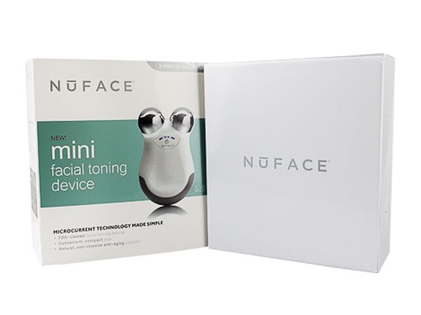 

Nuface mini facial ma ager kin care microcurrent tool cleaning device for women men home kin firmne face liming device ealed box