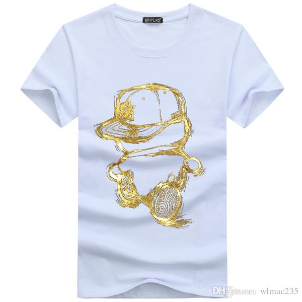 

2019 fashion designer brand p-p drilling skulls t shirt mens clothing t shirts for men short sleeve tshirt-16, White;black