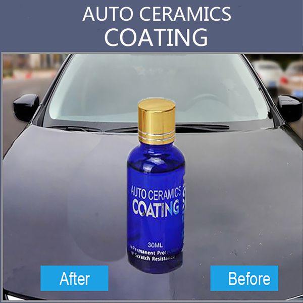 

30 мл автомобиль жидкое керамическое покрытие супер гидрофобное стеклянное покрытие набор полисилоксановых материалов автомобильный лак авто