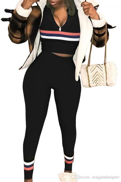 

pants crew neck long sleeve solid female clothing zipper fashion casual apparel womens summer 2pcs, White