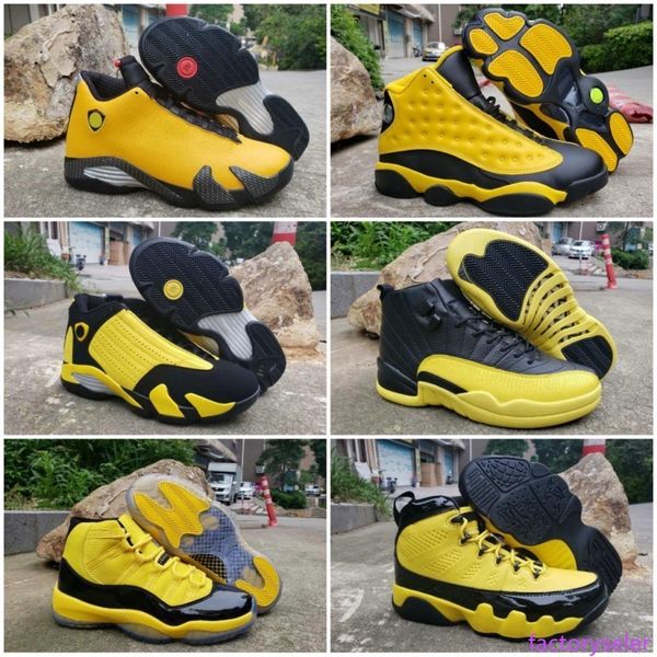 

2020 mens 9 11 12 13 basketball shoes bumblebee yellow black trophy room international designer 9s 11s 12s 13s men sports designer sneakers