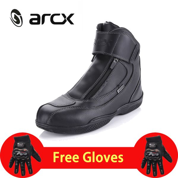 

раро мотоцикл сапоги из натуральной кожи водонепроницаемая street moto racing boots мотоцикл чоппер cruiser touring езда обувь l60024