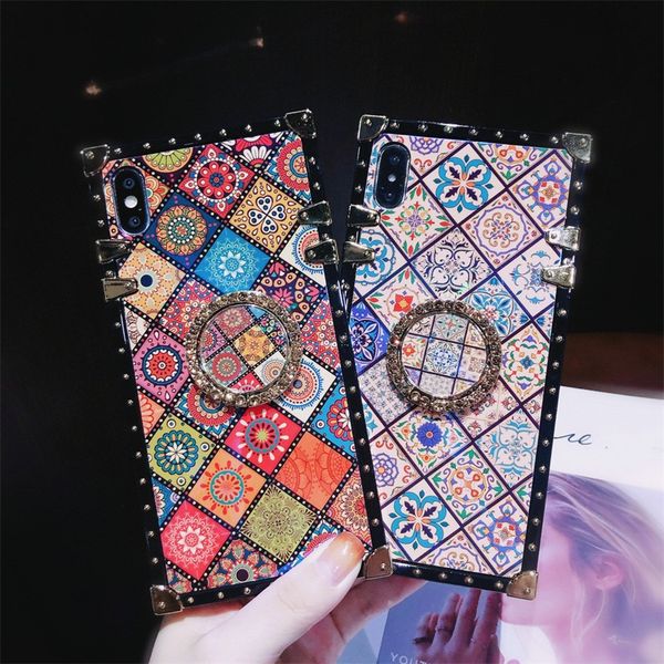 

luxury vintage fashion phone case for iphone 11 pro max 6 7 8 plus x xs xr xs max for galaxy s8 s9 s10 plus soft tpu back cover