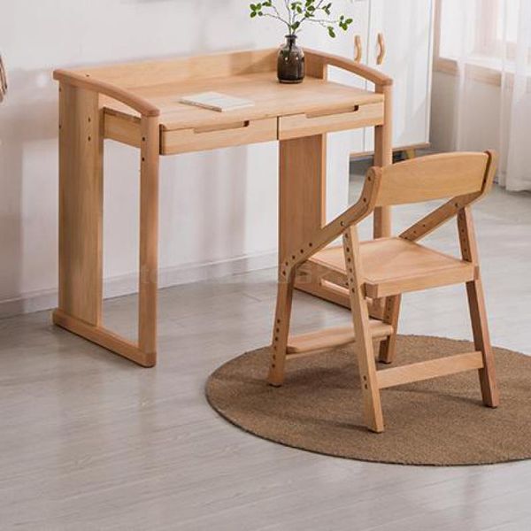 

children's learning chair solid wood adjustable lifting folding chair household backrest computer posture correction student wri