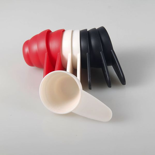 

coffee measuring spoons with scale 8g/10g/12g food grade plastic coffee beans powder scoop