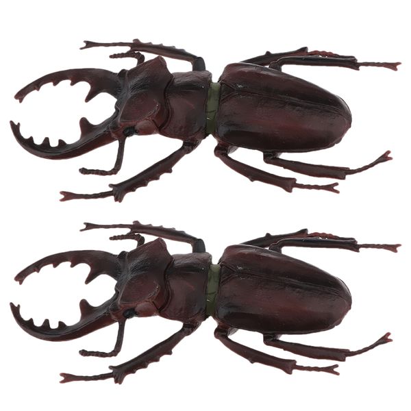 

2pieces realistic plastic insect toy animal figure model kids gift sawworm