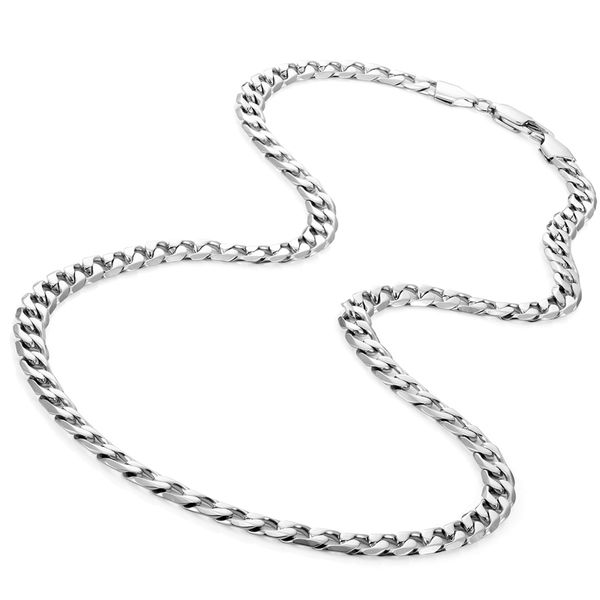 

jewelry for neck silver chains necklaces mens stainless steel fashion figaro necklace steampunk hip rock long necklace wholesale