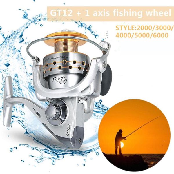 

fishing wheel fishing wheel spool gear trolling reel 12+1bb alloy practical reel durable portable