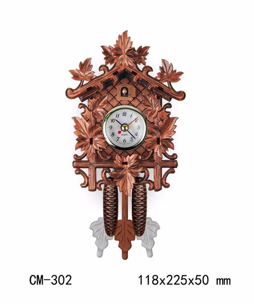 

gollum clock cuckoo clock creative wooden living room retro diy medium children room