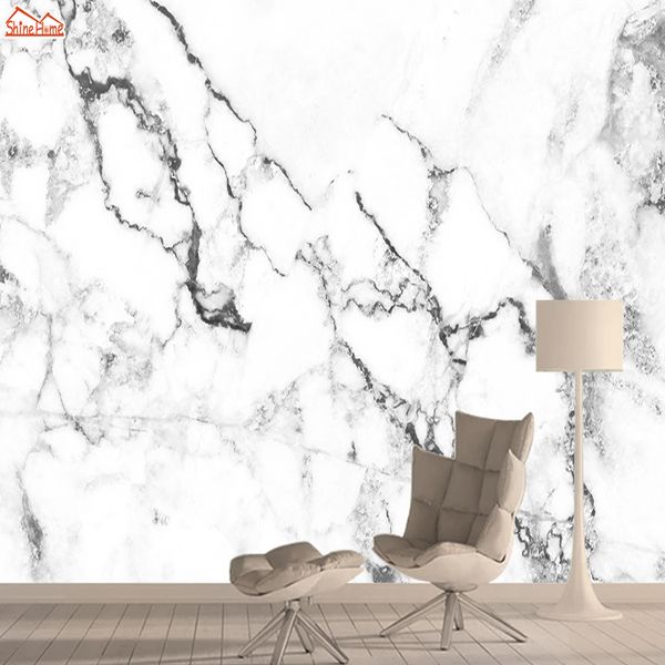 

white marble 3d p mural wallpaper wall paper papers home decor wallpapers for living room bedroom peel and stick murals roll