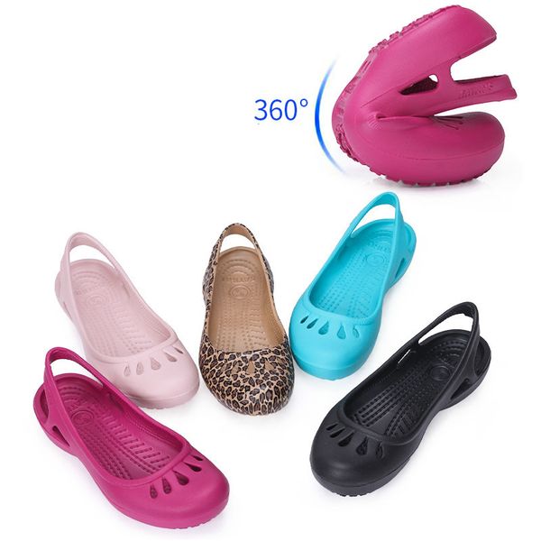plastic slip on shoes