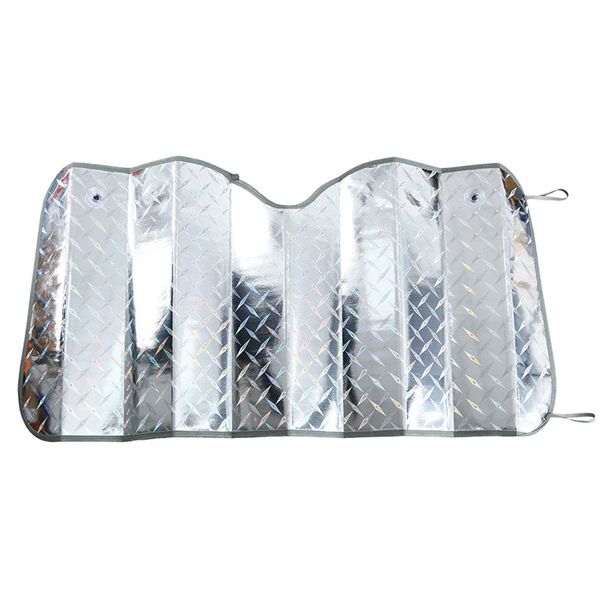 

car-styling konyide windshield sunshades car foldable windshield laser film visor cover front rear sunshade td0608 dropship