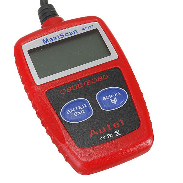 MS309 OBD2 EOBD Fault Code Reader Сканер диагностический Scan Tool Reset