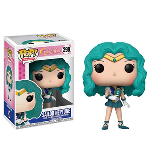 

new 2019-2020 funko pop anime cartoon pvc doll kids 10cm sailor moon nepturn action figure collection model toy for girl christmas gift