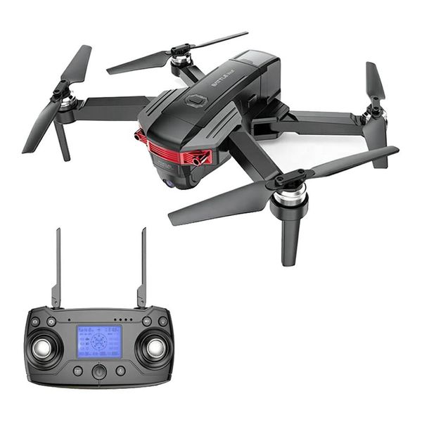 X46G 4K 5G WiFi FPV GPS Fırçasız Katlanabilir RC Drone Ayarlanabilir Geniş Açılı Kamera Optik Akış Konumlandırma RTF - Siyah